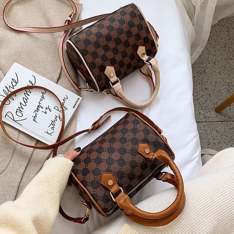 Polka Dots Print Pu Kuddar Tygpåsar