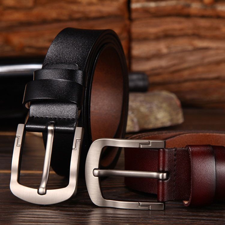 Lädernålsspänne Casual Alloy Bälte