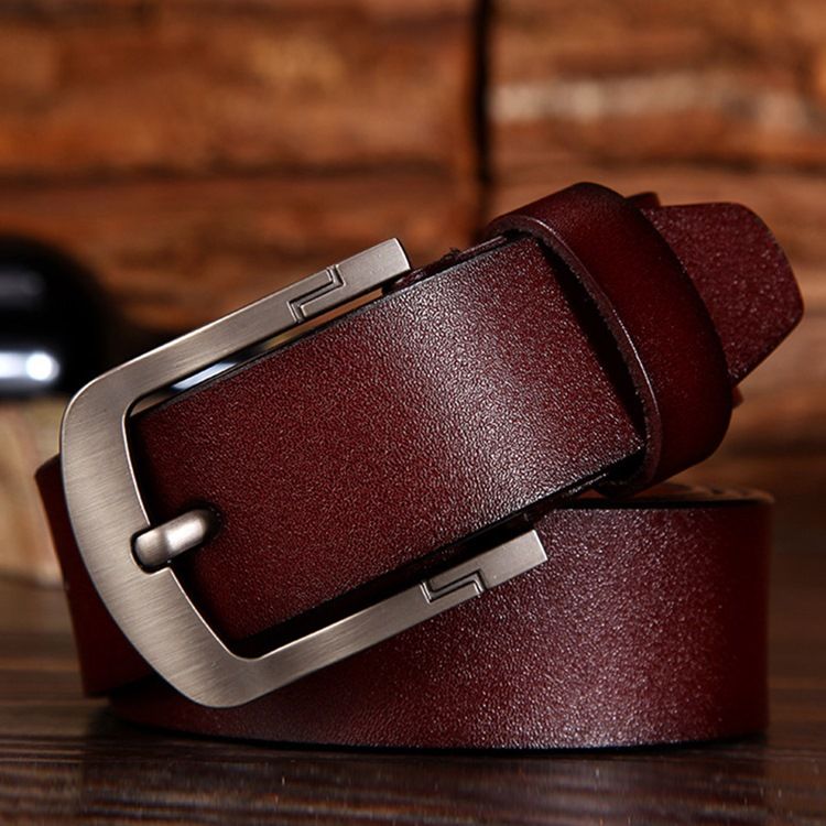 Lädernålsspänne Casual Alloy Bälte