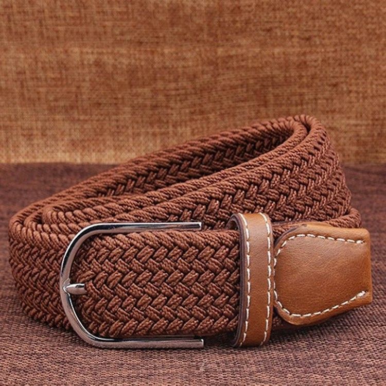 Pin Spänne Casual Canvas Bälte