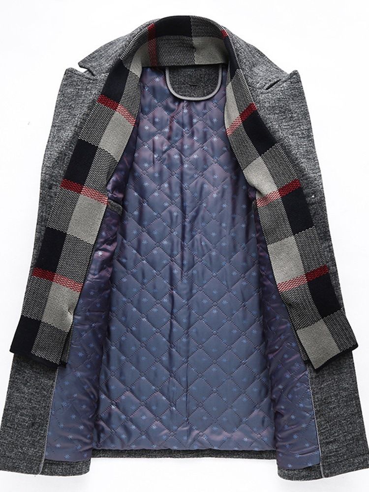 Vanlig Lapel Standard Slim Casual Coat