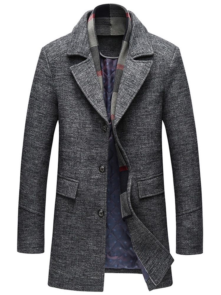 Vanlig Lapel Standard Slim Casual Coat