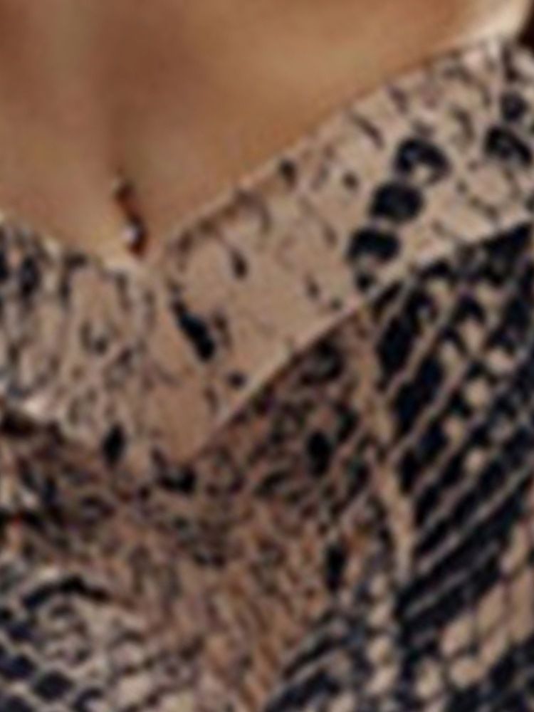 3D Ormskinnsmönstertryck För Kvinnor Yoga Leggings Yogabyxor Tiktok Leggings Med Hög Midja