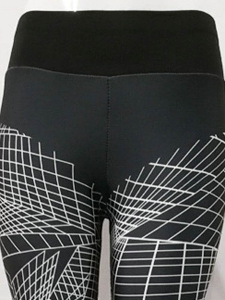 Andas Geometriska Push Up Gym Sport Leggings Yoga Byxor Tiktok Leggings Med Hög Midja