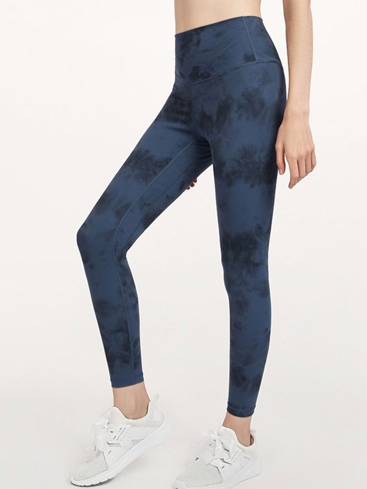 Andas Kamouflage Nylon Dam Badminton Byxor Yoga Byxor Hög Midja Tiktok Leggings