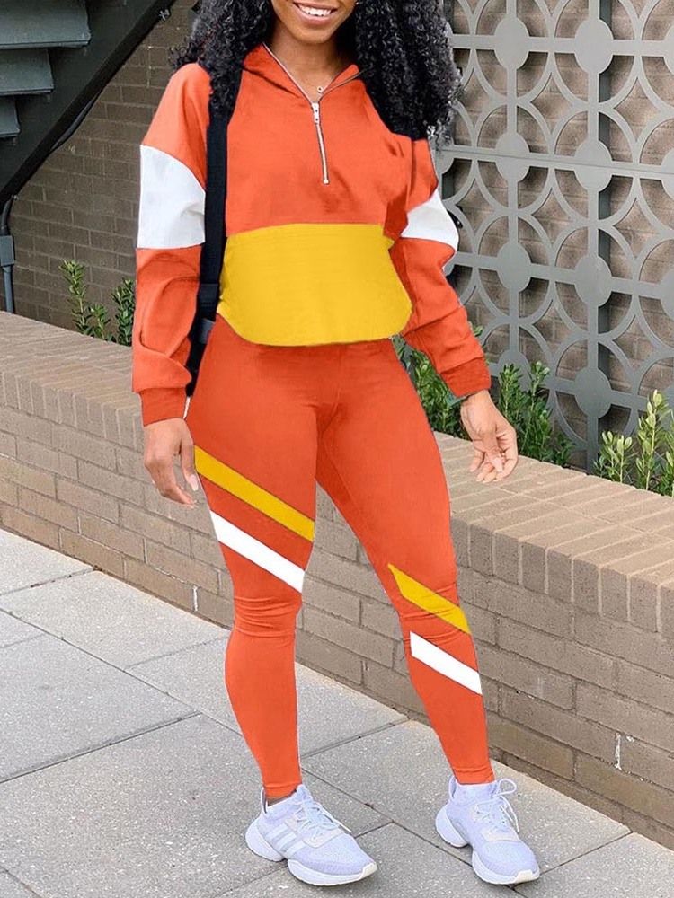 Anti-Svett Patchwork Color Block Nylon Badminton Pullover Klädset
