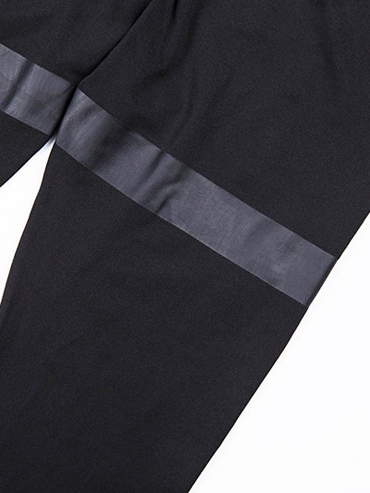 Anti-Svett Patchwork Full Längd Street Dance Sports Set
