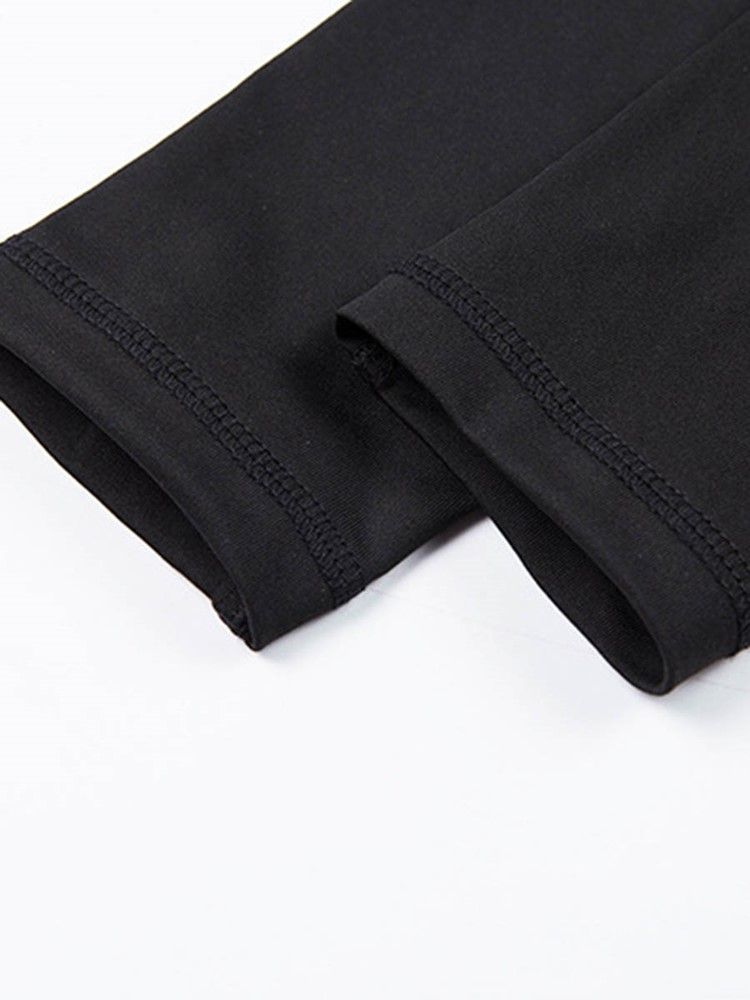 Anti-Svett Patchwork Full Längd Street Dance Sports Set