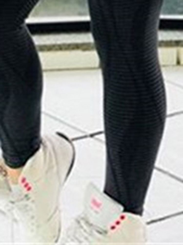 Damer Andas Leggings Med Hög Midja Tryck Yogabyxor Hög Midja Tiktok Leggings