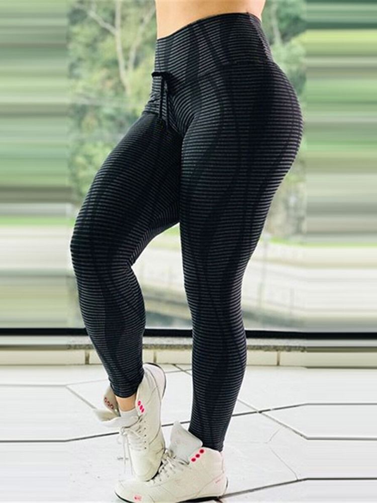 Damer Andas Leggings Med Hög Midja Tryck Yogabyxor Hög Midja Tiktok Leggings