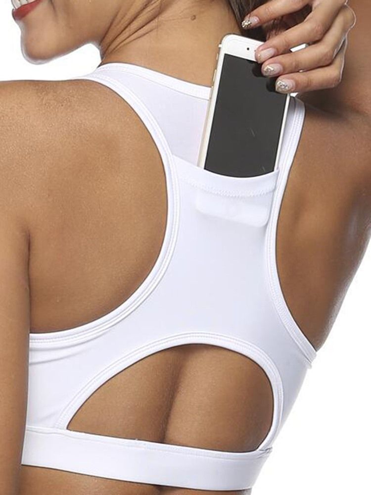 Damer Vanlig Ryggficka Löpning Yoga Sports Bh