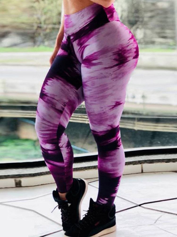 Gradient Andas Push Up Gym Sport Yoga Byxor Tiktok Leggings Med Hög Midja