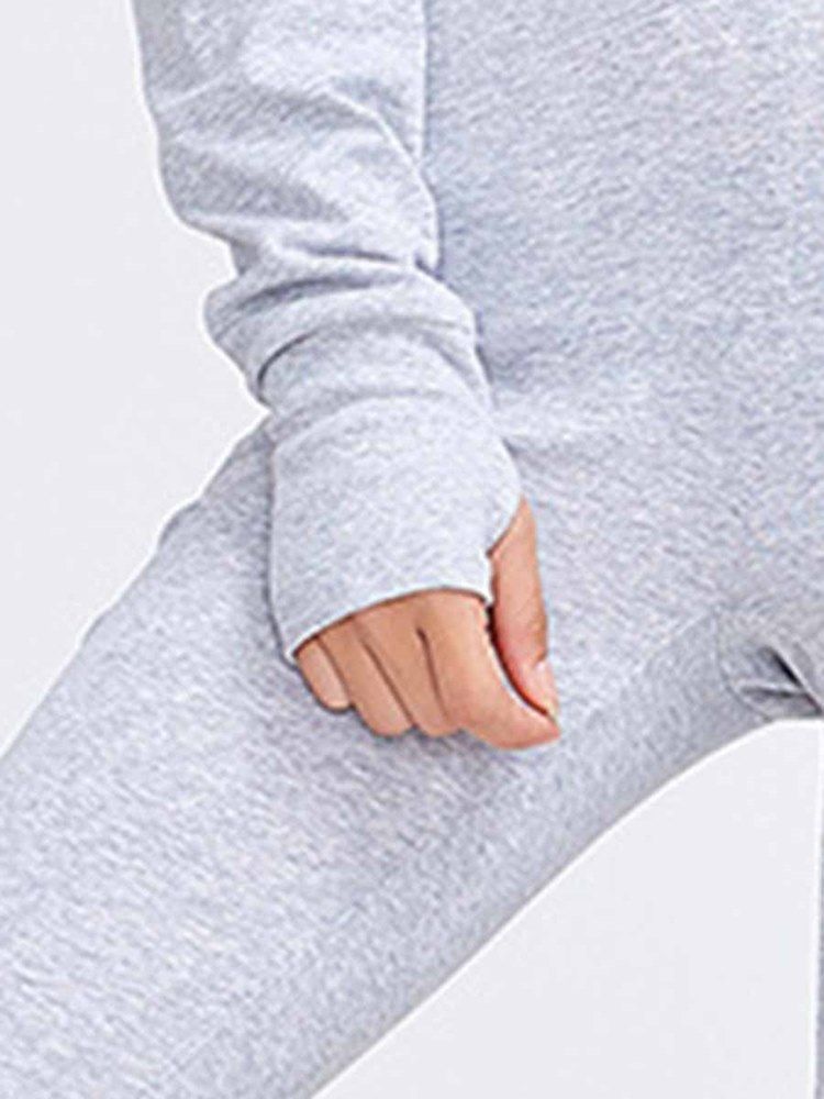 Hooded Coton Leggings Långärmade Volleybollsportset
