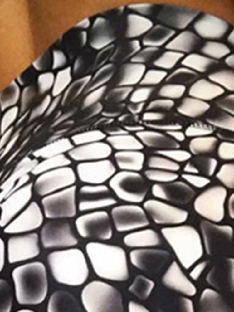 Kullerstensmönster Med Hög Midja Fullängds Yogabyxor Tiktok Leggings Med Hög Midja