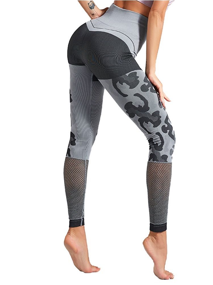 Nylon Spring Yoga Byxor Tiktok Leggings Med Hög Midja
