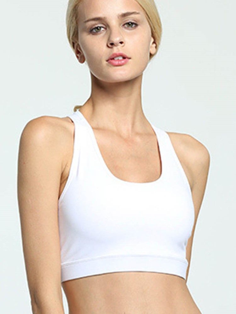 Plain Push Up Free Wire Sport Bh