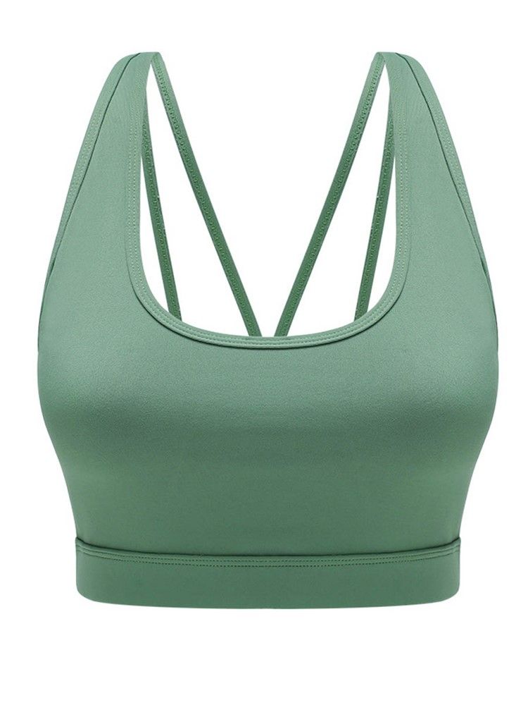 Plain Push Up Free Wire Sport Bh