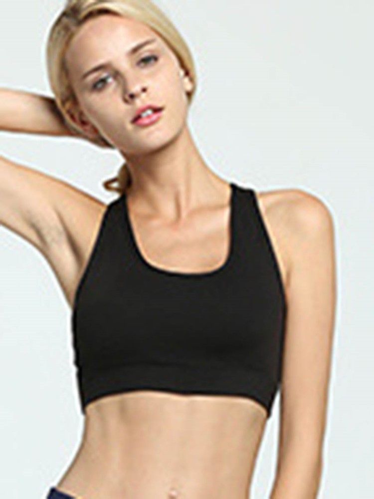 Plain Push Up Free Wire Sport Bh