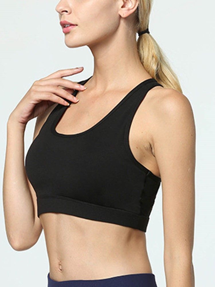 Plain Push Up Free Wire Sport Bh
