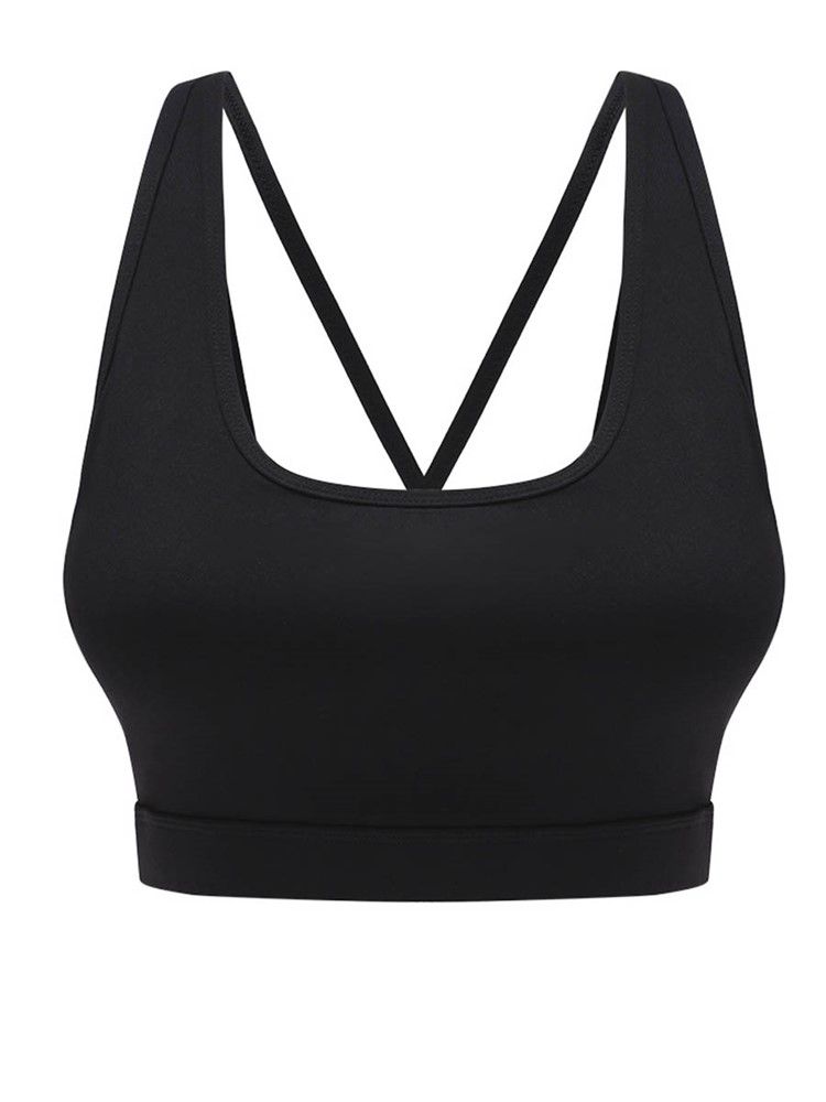Plain Push Up Free Wire Sport Bh