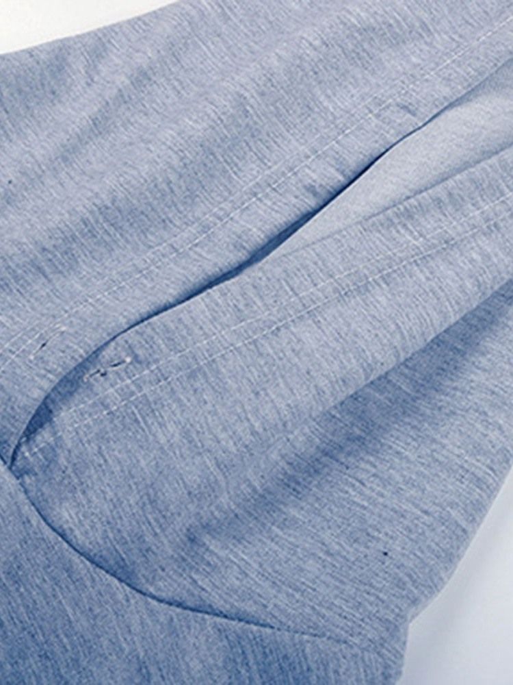 Polyester Fast Med Huva Anti-Svett Ankellängd Långärmad Klädeset