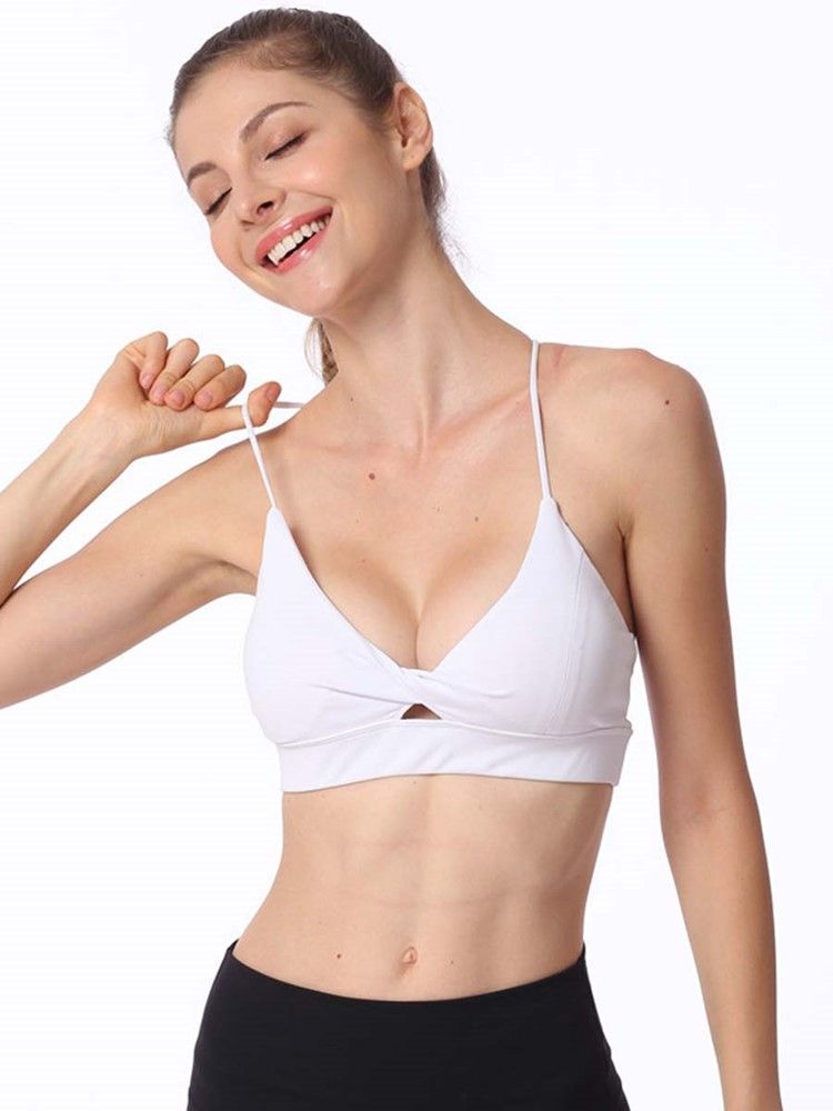 Push Up Vanliga Icke-Justerade Remmar Sport-Bh