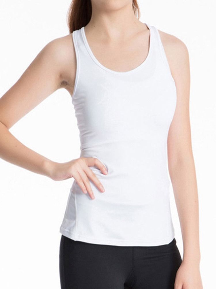 Rejäl Snabbtorkande Anti-Svett Vest Pullover Sport Toppar
