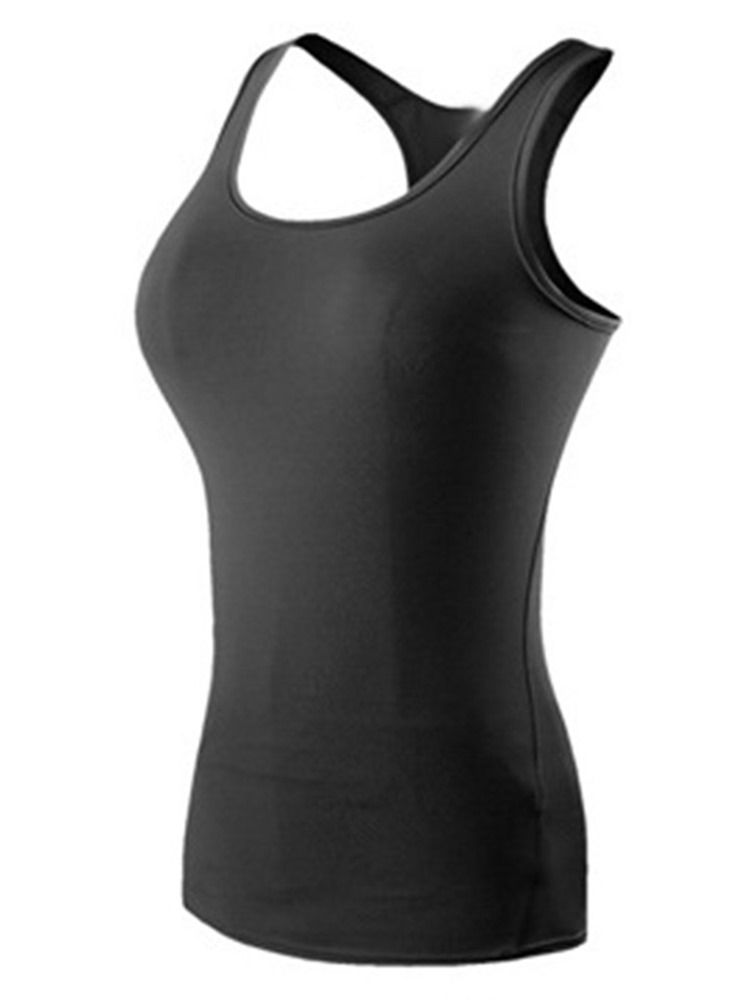 Rejäl Snabbtorkande Anti-Svett Vest Pullover Sport Toppar