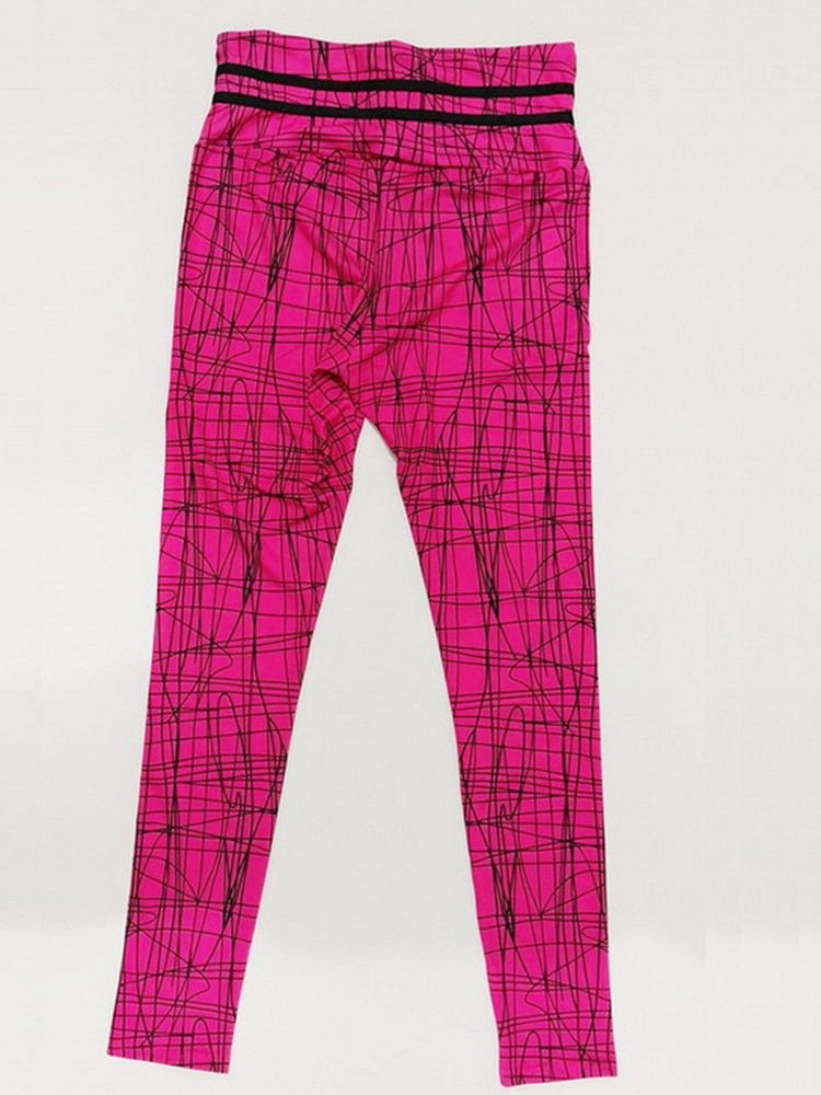 Skriv Ut Geometriska Push Up Gym Sport Yoga Byxor Tiktok Leggings Med Hög Midja
