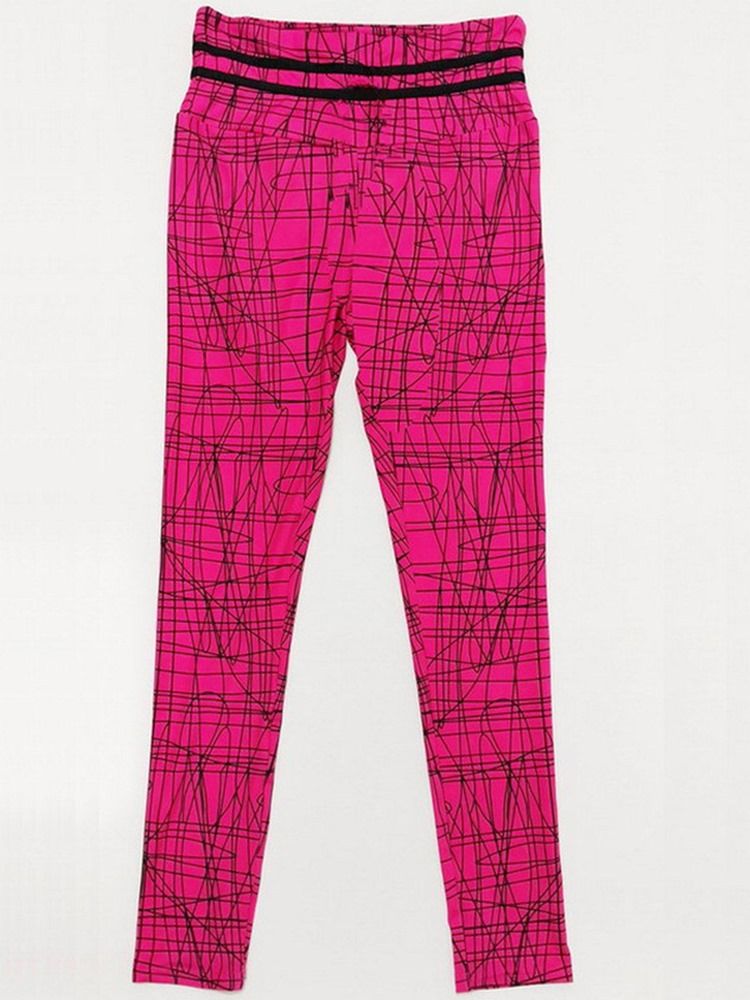 Skriv Ut Geometriska Push Up Gym Sport Yoga Byxor Tiktok Leggings Med Hög Midja