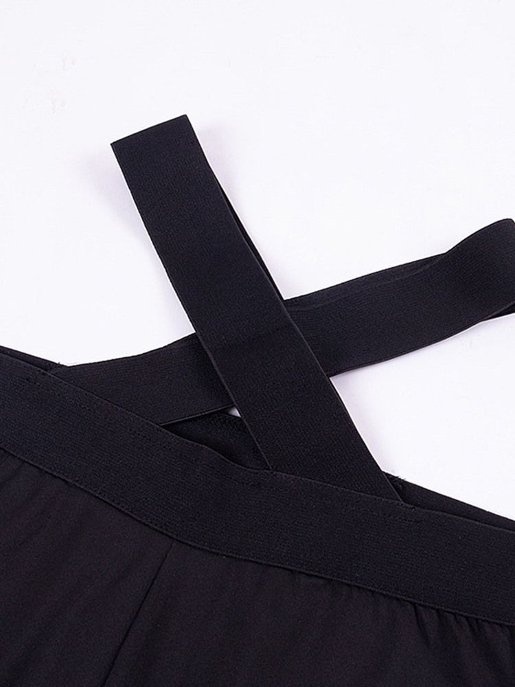 Solid Hollow Full Längd Gym Sports Yoga Leggings