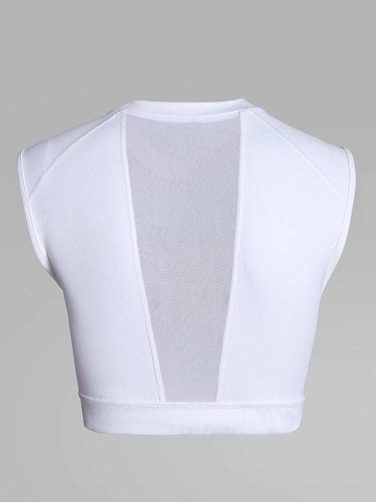 Solid Quick Dry Pullover Ärmlösa Toppar
