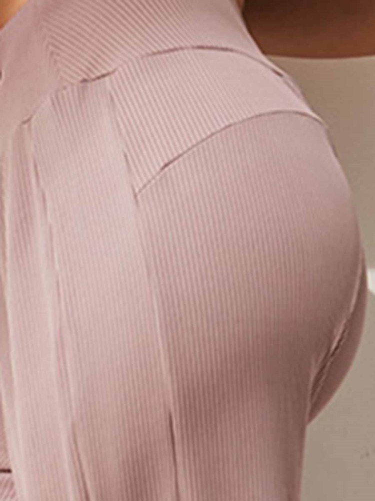 Solida Snabbtorkande Yogabyxor I Polyester
