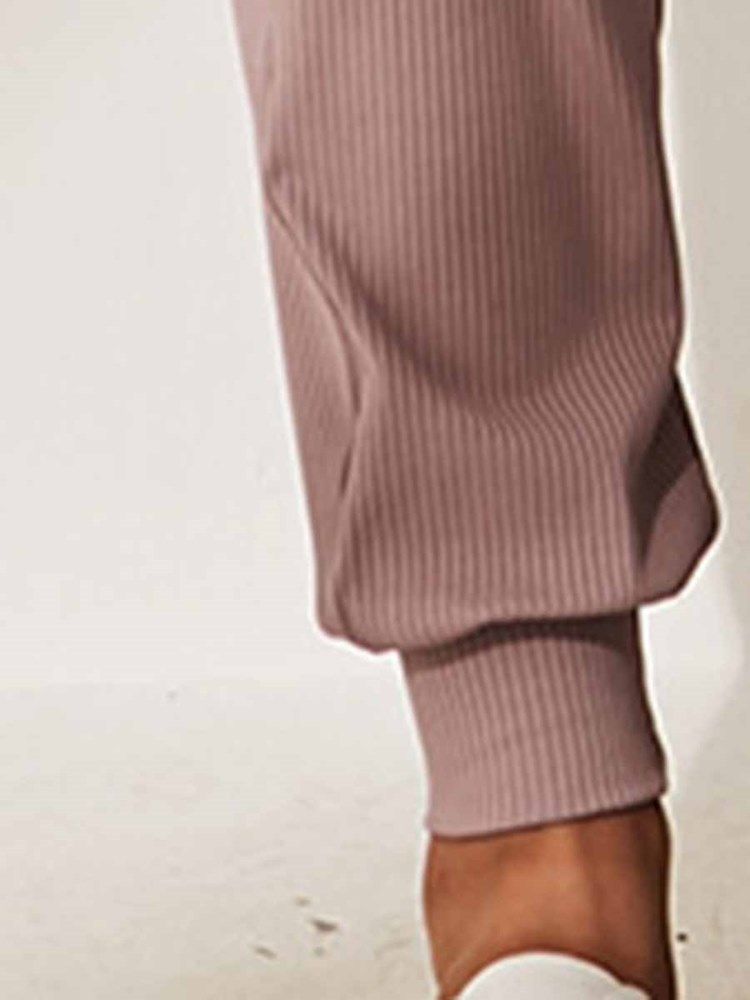 Solida Snabbtorkande Yogabyxor I Polyester