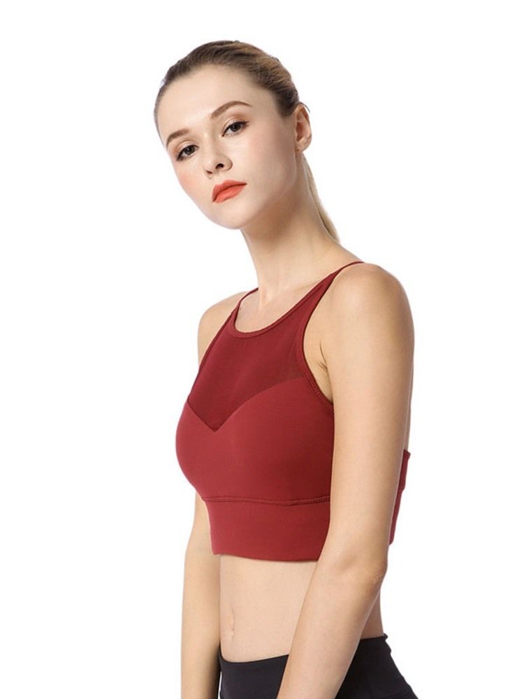 Vanliga Ojusterade Remmar Push Up Nylon Sportbehåar