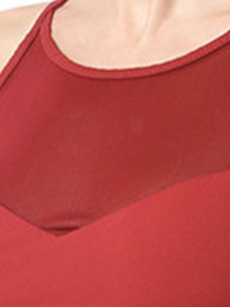 Vanliga Ojusterade Remmar Push Up Nylon Sportbehåar