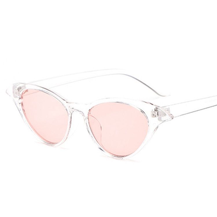 2018 Mode Top Cat Eye Damfärg Lyxiga Platta Solglasögon Uv400