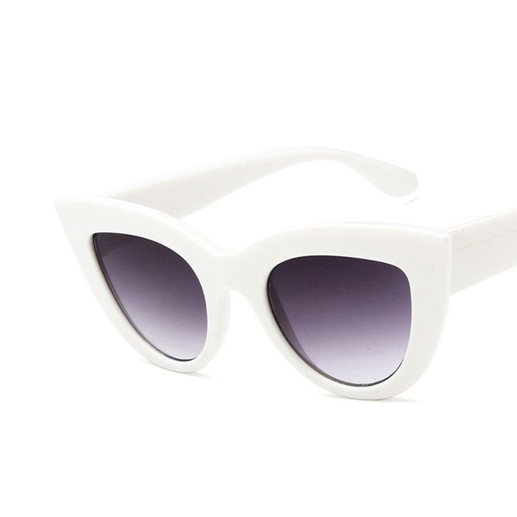 Cat Eye Resin Fashion Solglasögon