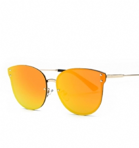 Orange-Tonade Linser Retro Solglasögon