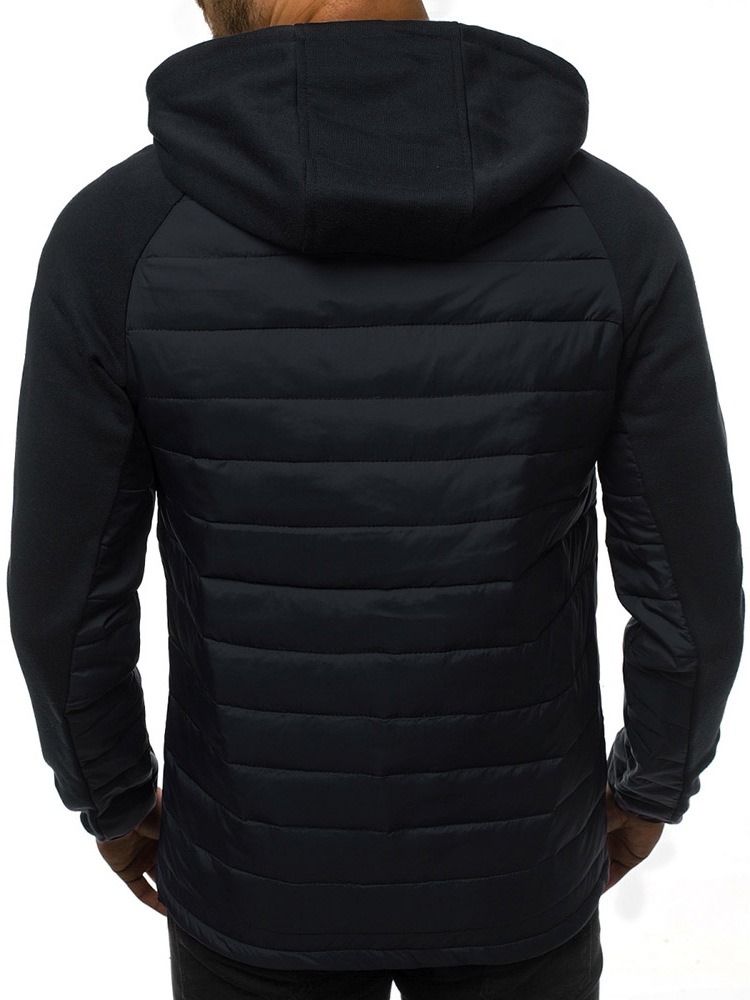 Cardigan Patchwork Color Block Hoodies Casual Hoodies