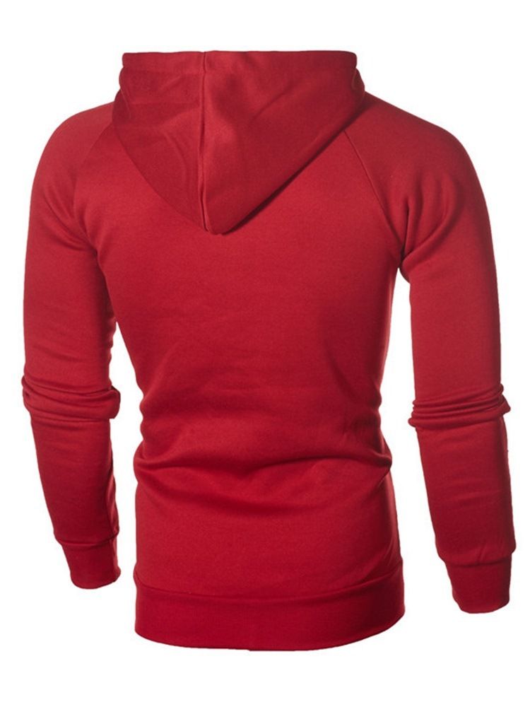 Dragkedja Cardigan Plain Slim Huvtröjor