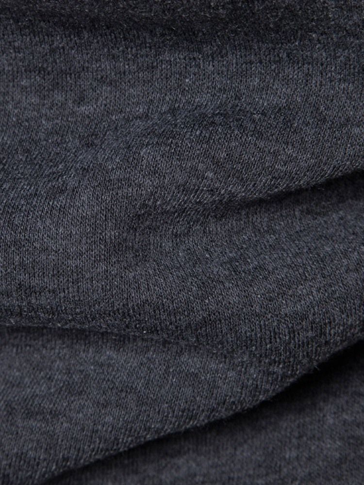 Dragkedja Cardigan Vanliga Luvtröjor För Herr
