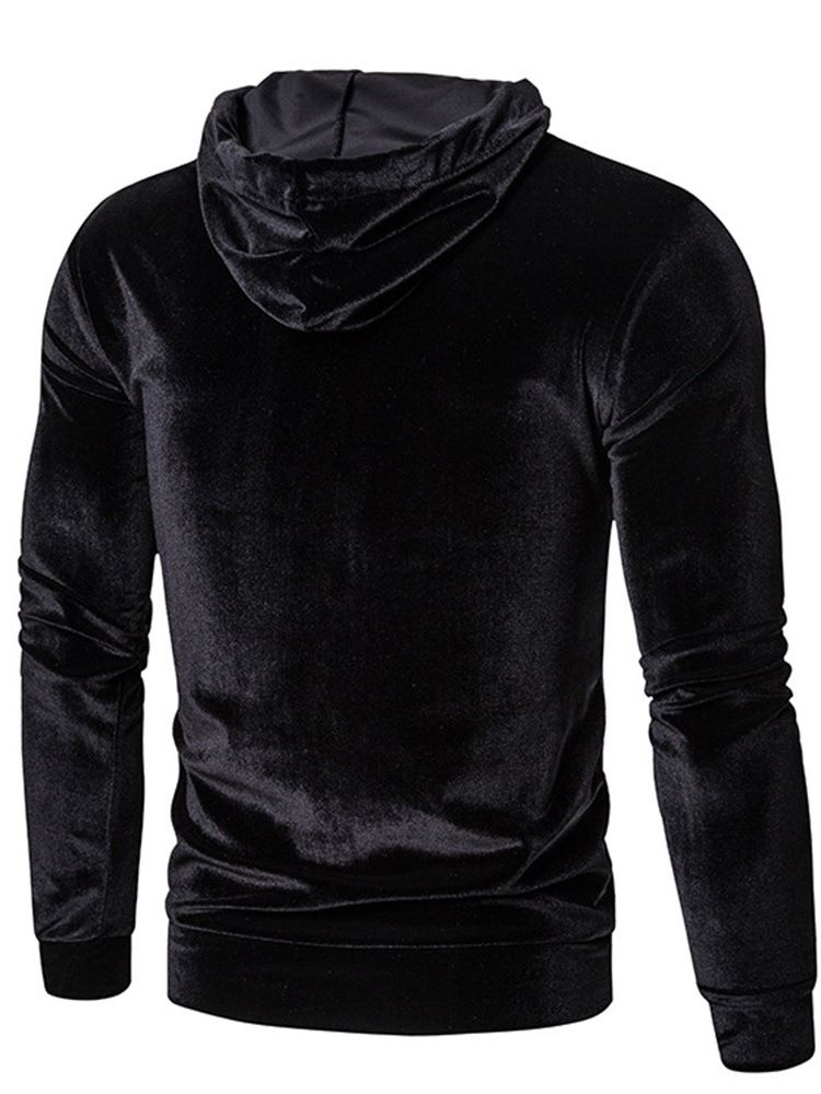 Enfärgad Tröja Med Dragsko Slimmad Tröja