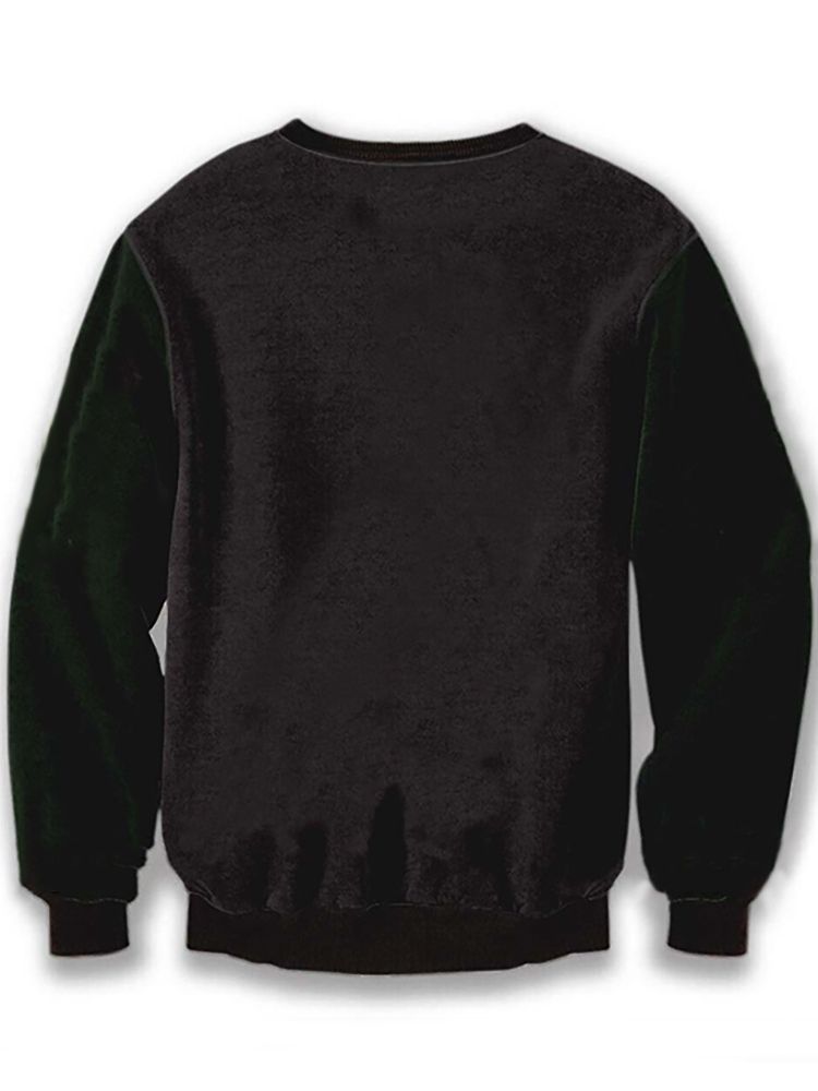 Herr 3D Lion Digital Print Pullover Lösa Hoodies
