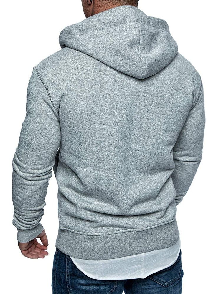 Pocket Cardigan Zipper Casual Hoodies