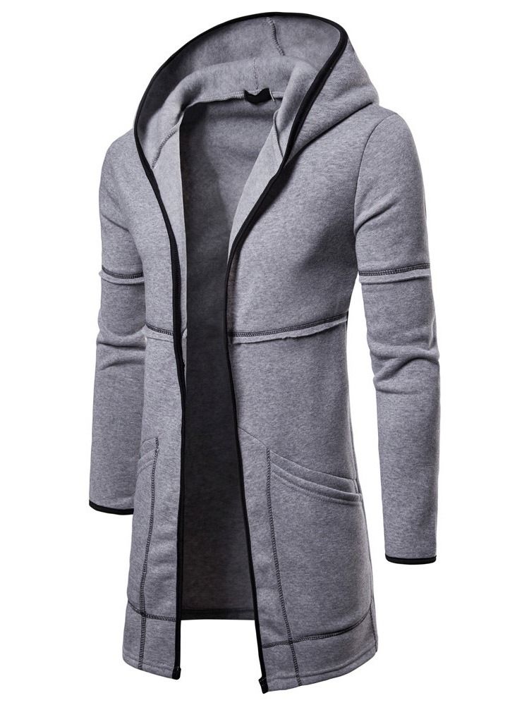 Pocket Regular Cardigan Slim European Hoodies