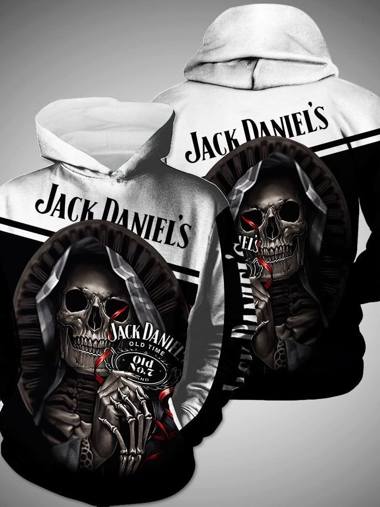 Pullover Letter Patchwork Hooded Loose Hoodies