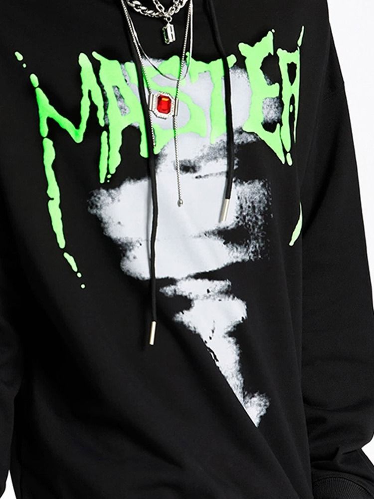 Pullover Print Slim Pullover Hoodies