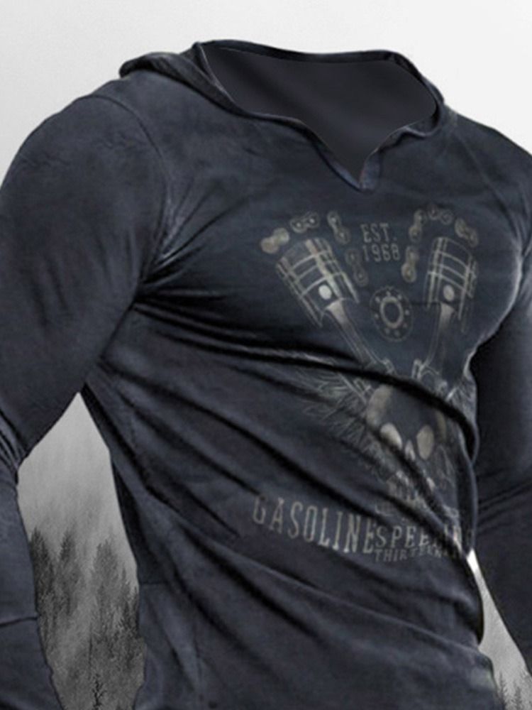 Tröja Med Huva Slim Hoodies