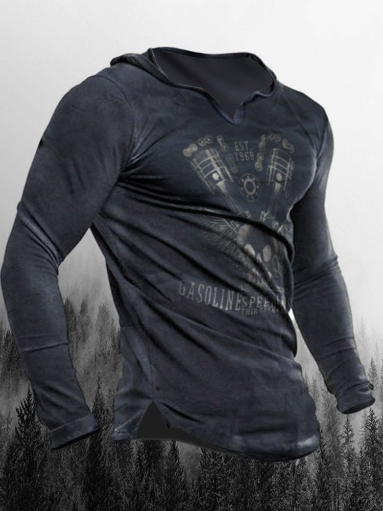 Tröja Med Huva Slim Hoodies